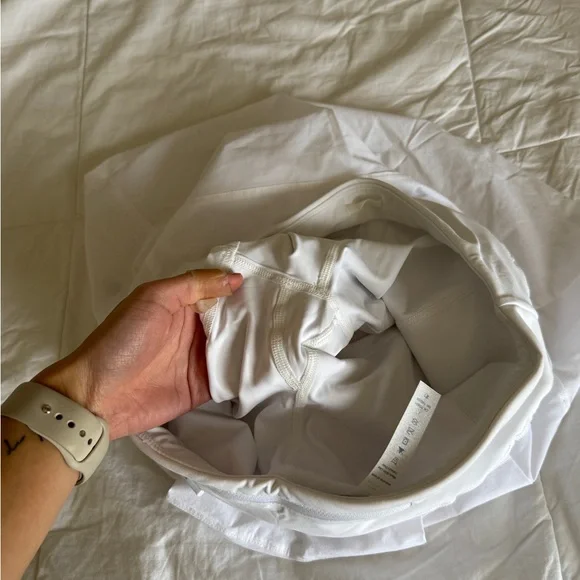 White Athletic Skirt Pace Rival Mid-Rise Skirt Size 4 - Picture 6 of 13